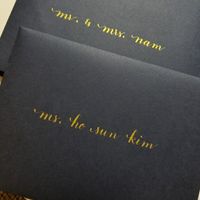 Envelope Calligraphy