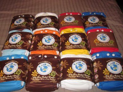 BR:  My cloth diaper stash!