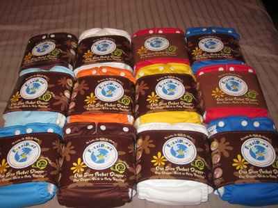 BR:  My cloth diaper stash!