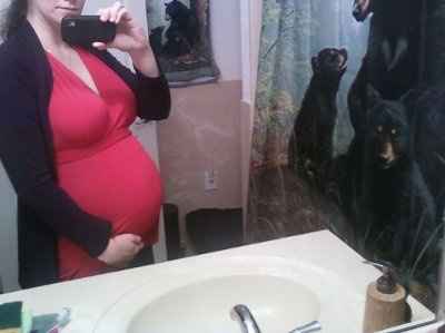 A whole lotta baby questions.  And a bump pic!