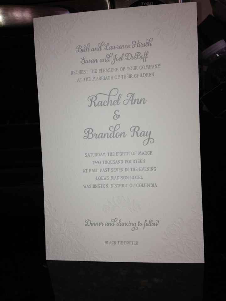 Invitations are in!!! What do you think!
