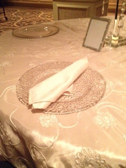 Table Showing at Venue yesterday!!!!!  Pics!!!