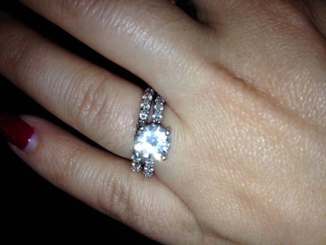 show me your wedding band e-ring combos! :D