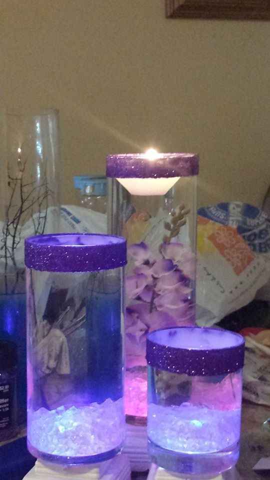 Mock-up Centerpieces!!