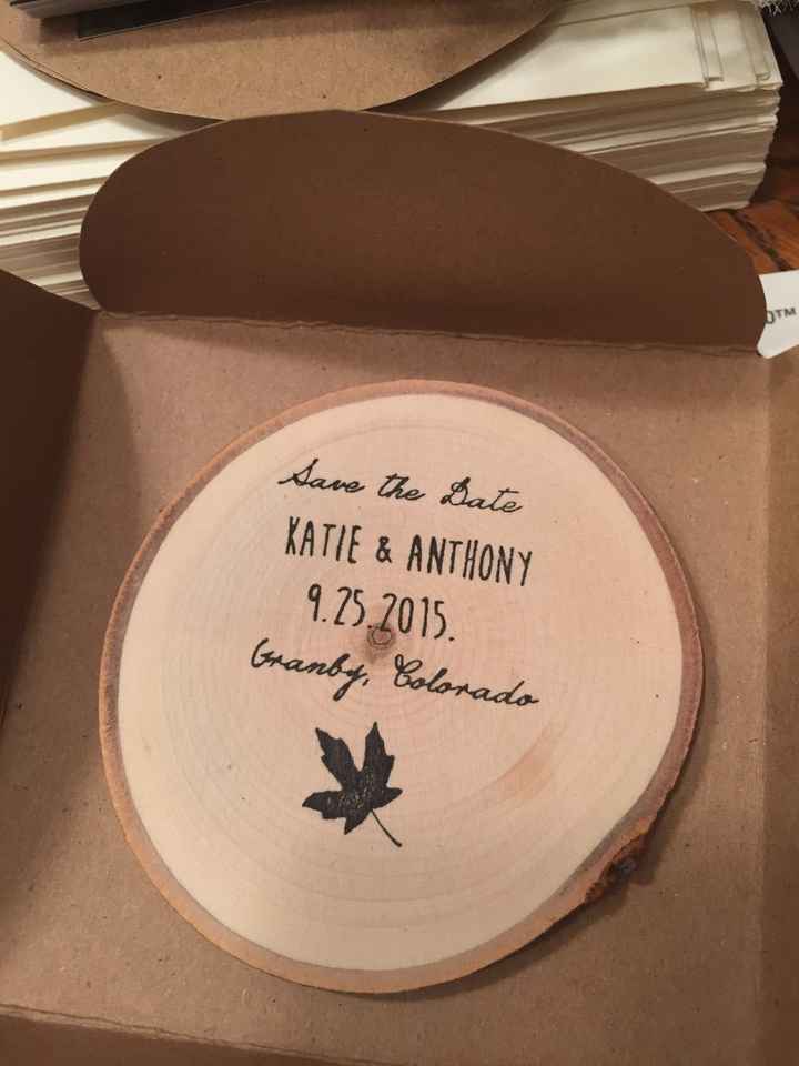 Sent out our Save the Dates! (PICS)