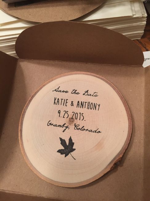 Sent out our Save the Dates! (PICS)