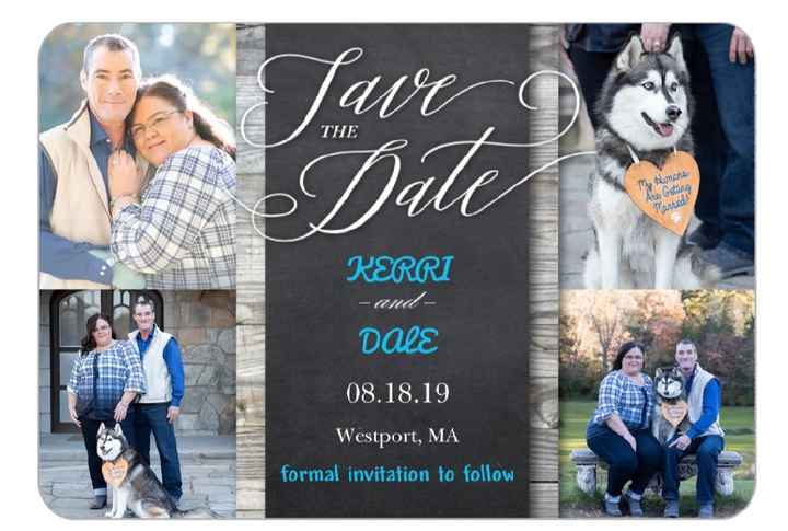Help me decide, please Save the Dates vs photos used - 1