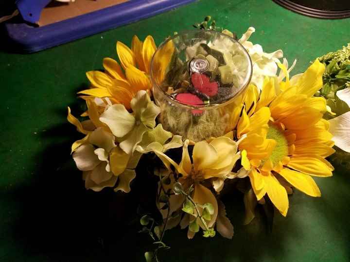 What do you think of my DIY centerpices?