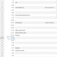 Day of wedding timeline?! - 1