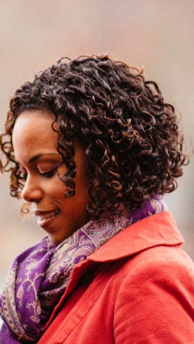 Curly hair updo suggestions