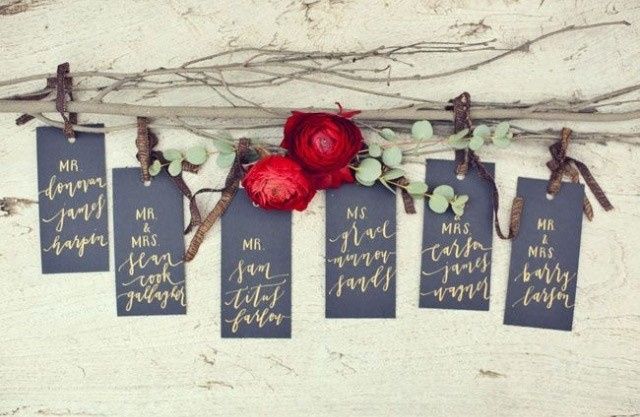 Escort Card Table/Seating Chart