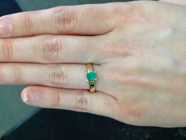 Show Me Your...Non Diamond Engagement Ring
