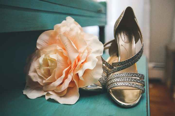 My single flower and shoes.