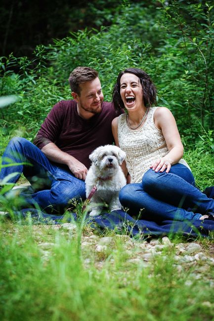 What season did you take engagement pics?