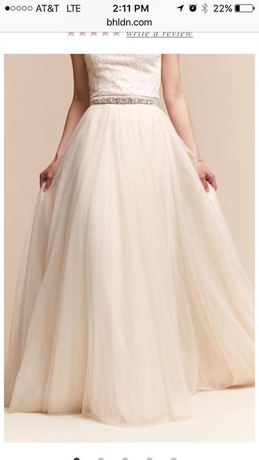 Stressing about the dress