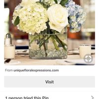  Centerpiece vases height - 1
