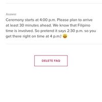 Taking into account Filipino time!! - 1