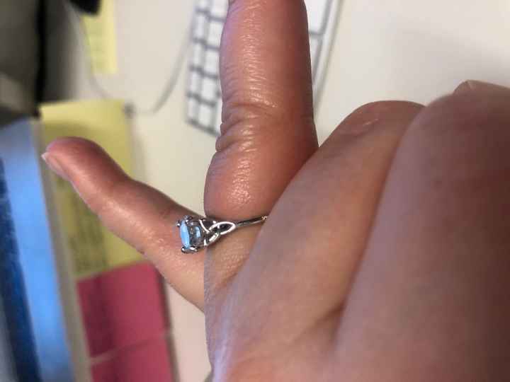 the swelling between ring and knuckle