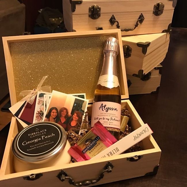 Show me your "bridesmaid boxes"