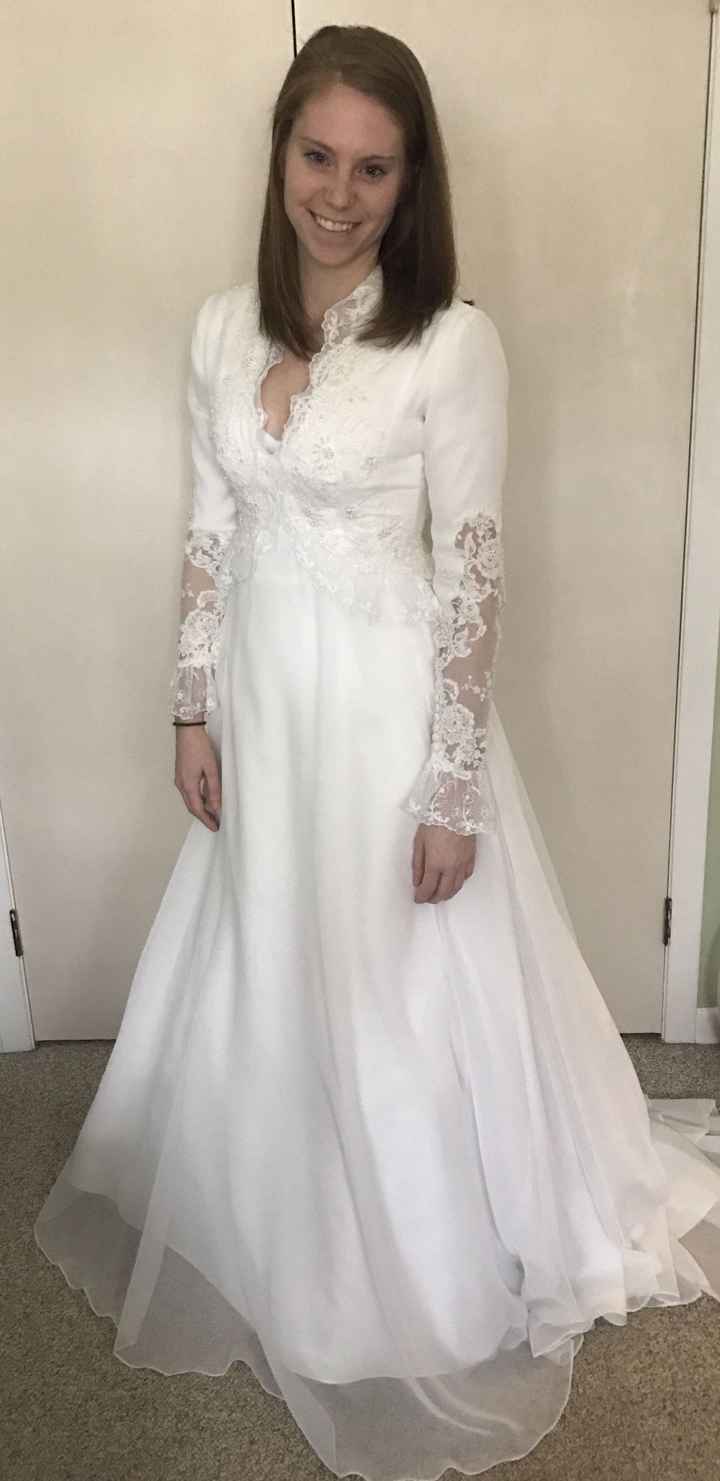 Update of mom's wedding dress