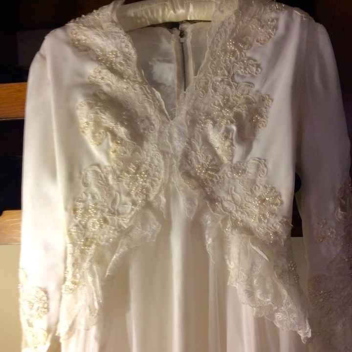 Mom's wedding dress