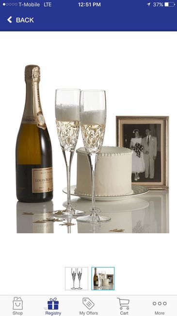 Let's see everyone's champagne flutes!
