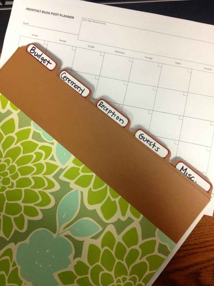Wedding Binder