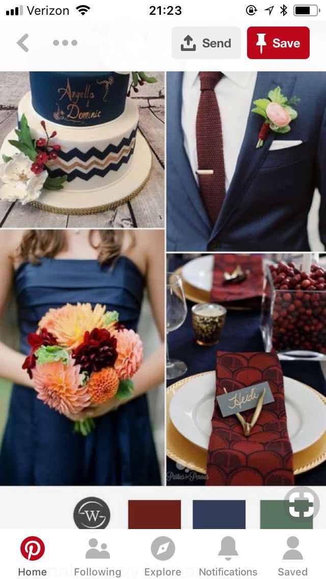 Wedding colors  Help - 1