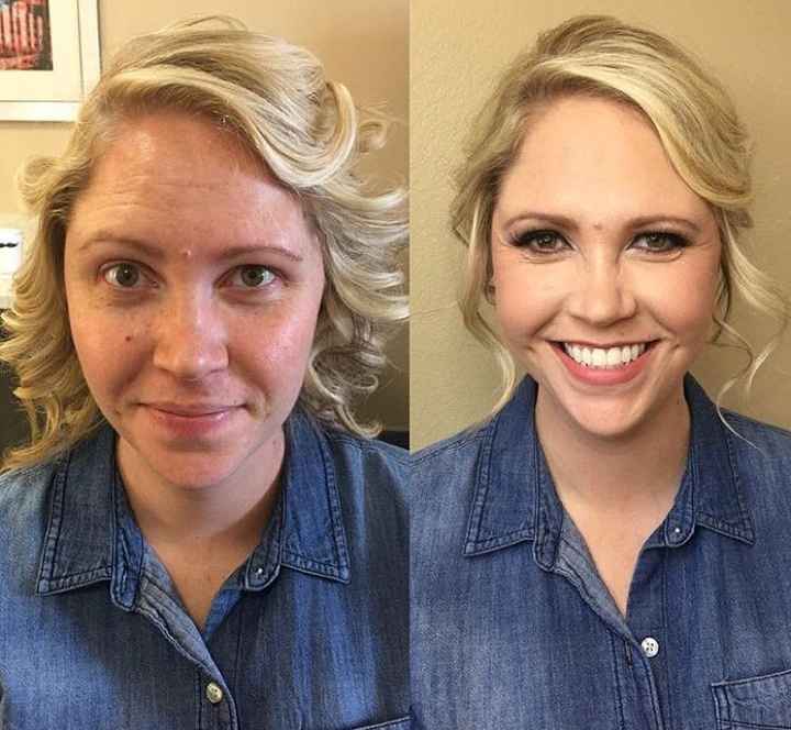 Show us your bridal make up / trials - 1