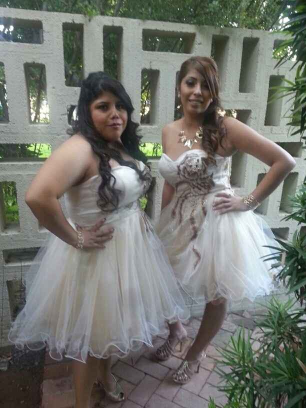 still thinking about white bridesmaid dress..............