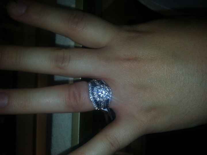 our rings came in ! :) pics