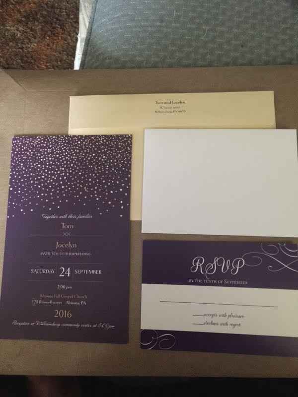 Let's see your wedding invites