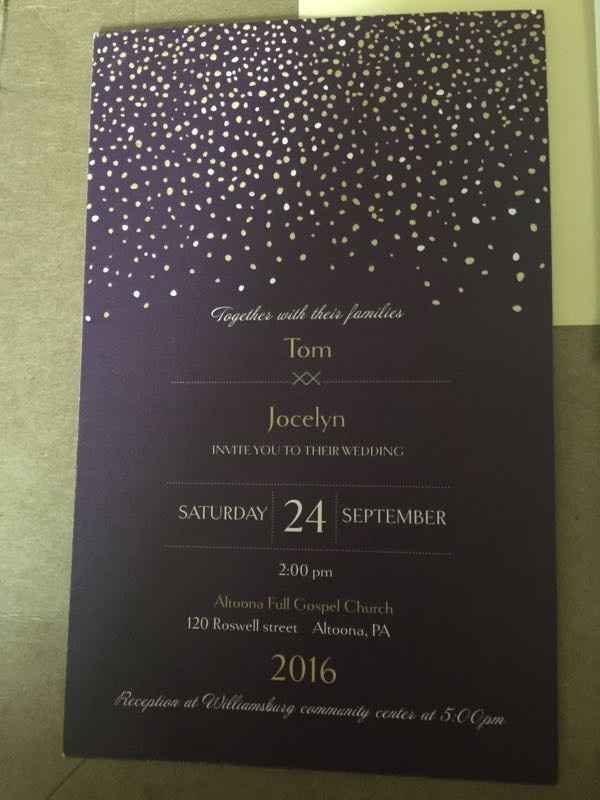 Let's see your wedding invites