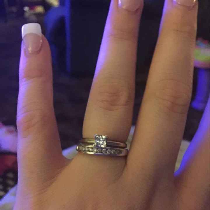 Let's see those rings! And for the Mrs lets see the bands with it ! I LOVE seeing everyone's bling:)