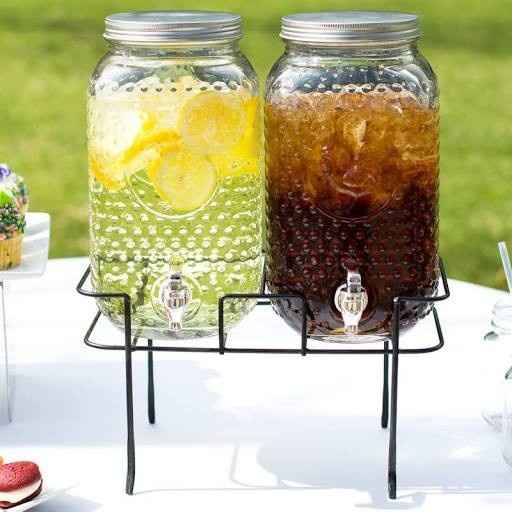 Cans of pop to serve