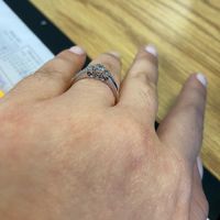 i want to see everyones rings. - 3