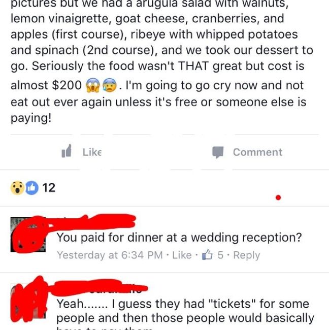 I can't make this up...updated for privacy