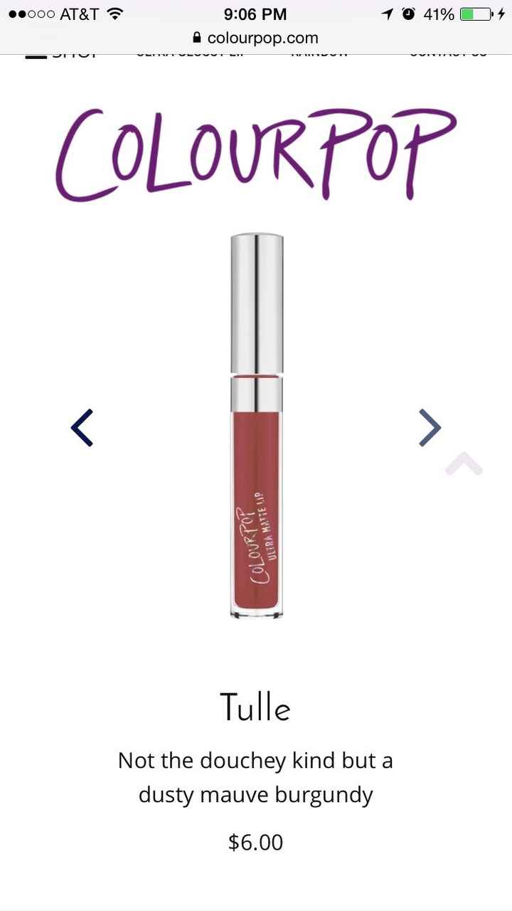 Dark rusty-red lip stain?