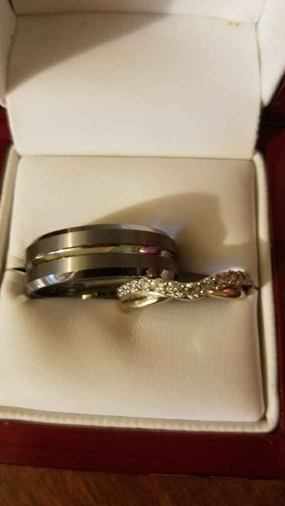 Purchased our wedding bands!!