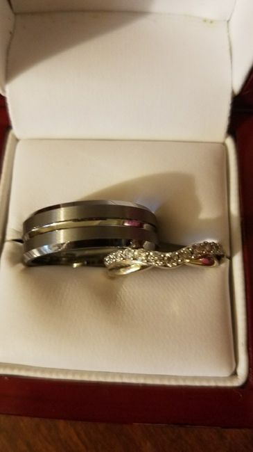 Purchased our wedding bands!!