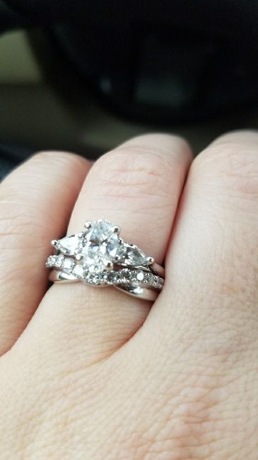 wedding band for more uniquely shaped ring
