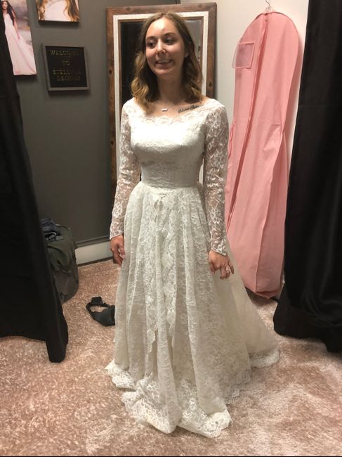 My wedding dress, i absolutely love it, adding sleeves!  Anyone else wearing a ball gown?? - 3