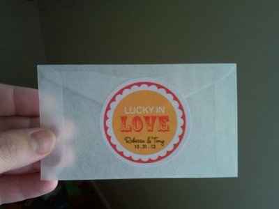 Scratch off lottery tickets as wedding favors...