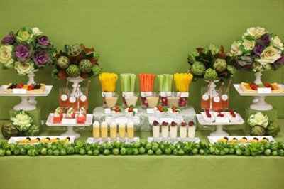 Candy bar/veggie bar