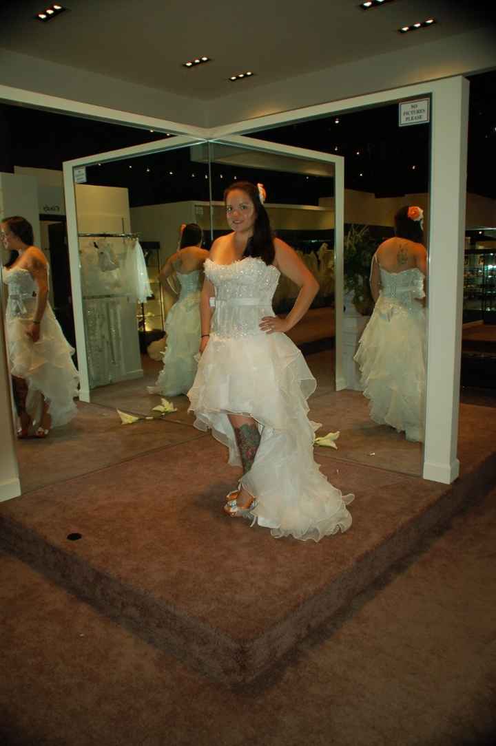 My dress is in...1st fitting PIC  **Added another pic**