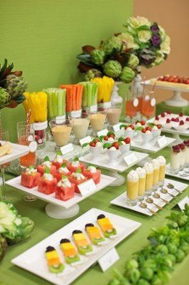 Candy bar/veggie bar
