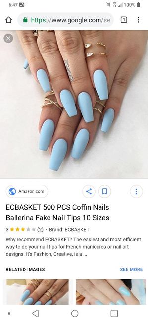 What shape nails? 2