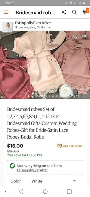 Long bridesmaid robes - 2