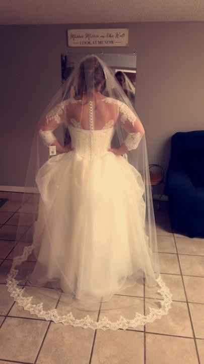 Bustle-tulle Dress - 1