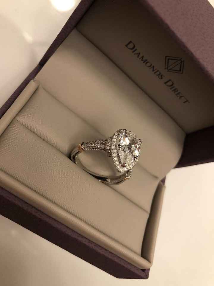 Is it ok to ask you for how many  ct’s is your engagement ring? And for the price and brand? 3